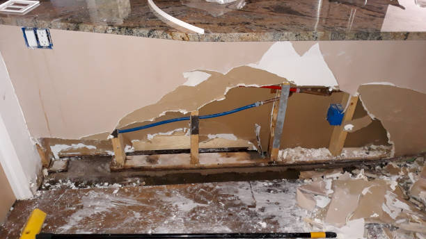 Water damage restoration process in North Eastham, MA